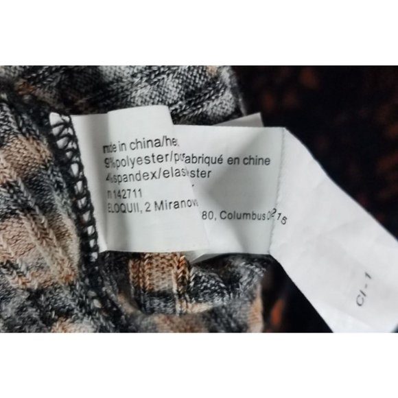 Eloquii Women's Sz. 22/24 Animal Print Lightweight Long Sleeve Mid Length Dress - Picture 6 of 8